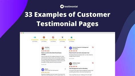 Customer Testimonials